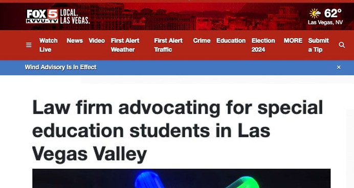 screenshot of news report of IEP Defenders