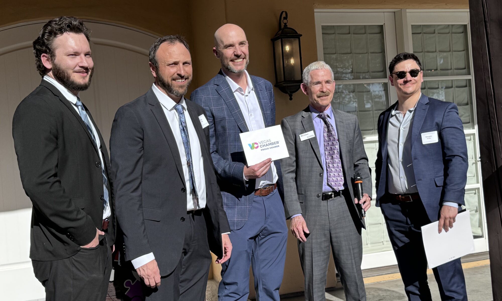 Vegas Chamber group of conference attendees