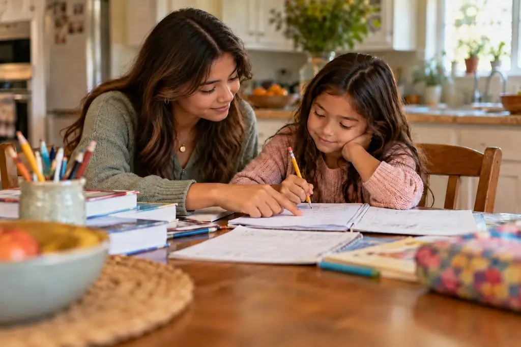 IEP Mother works with Daughter